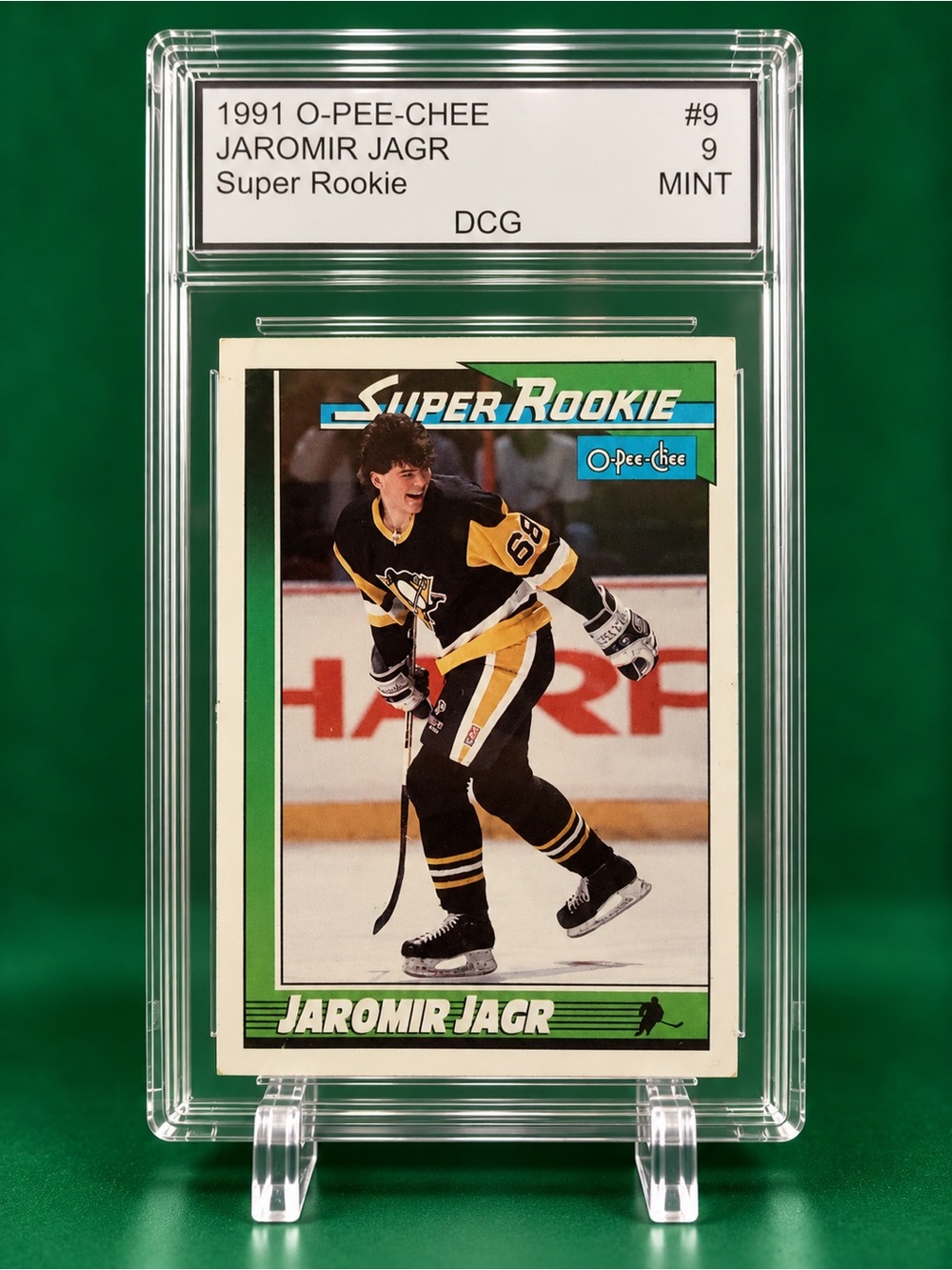 Super Rookie Jaromir Jagr Pittsburg Penguins